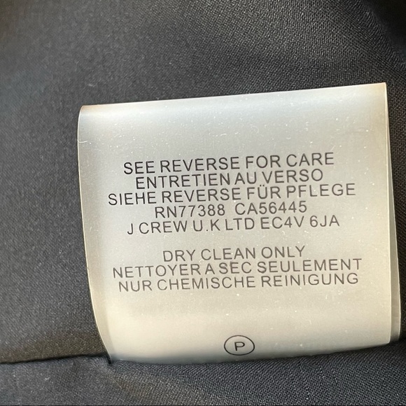 Universal Standard for J.CREW Long Black Chevron Puffer Coat Size Large - Picture 9 of 13